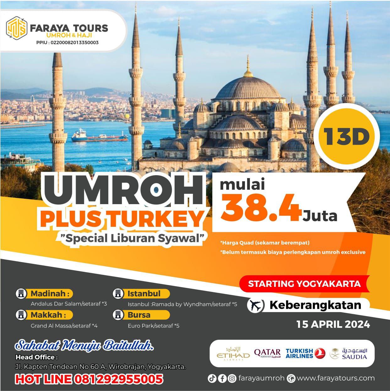 Paket Umroh Terbaru & Terjangkau Tahun 2024 | Farayatours.com